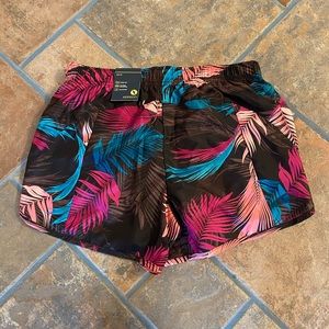 NWT patterned running shorts